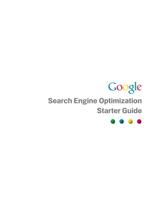 google seo starter guide pdf.
